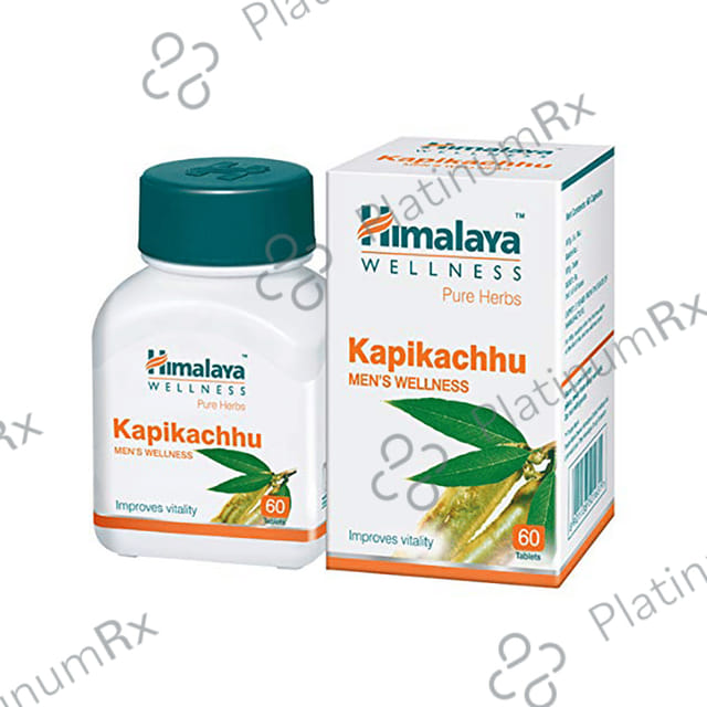 Himalaya Wellness Pure Herbs Kapikachhu Mens Health Tablet Improves Vitality 60s