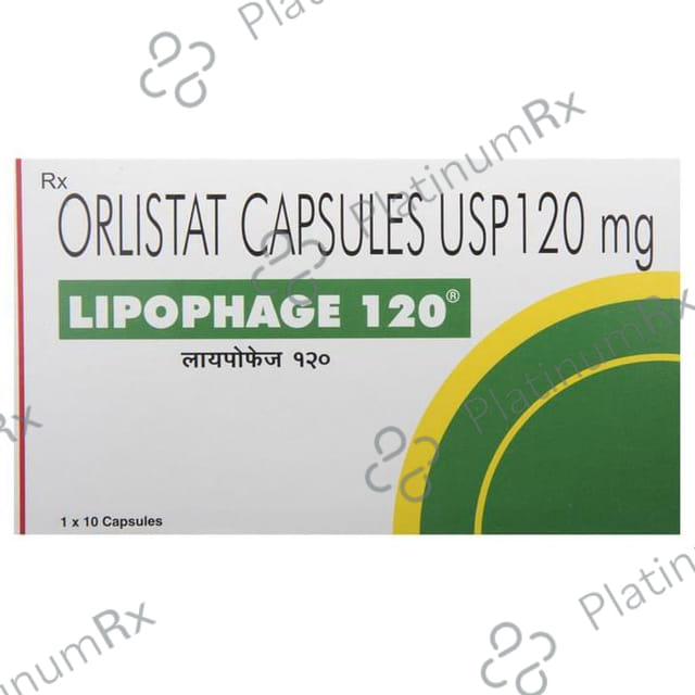 Lipophage 120mg Capsule 10s