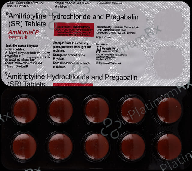 Amnurite P 10mg/75mg Tablet