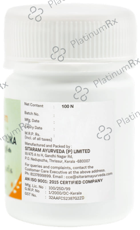 Sitaram Ayurveda Kasthuryadi Gulika