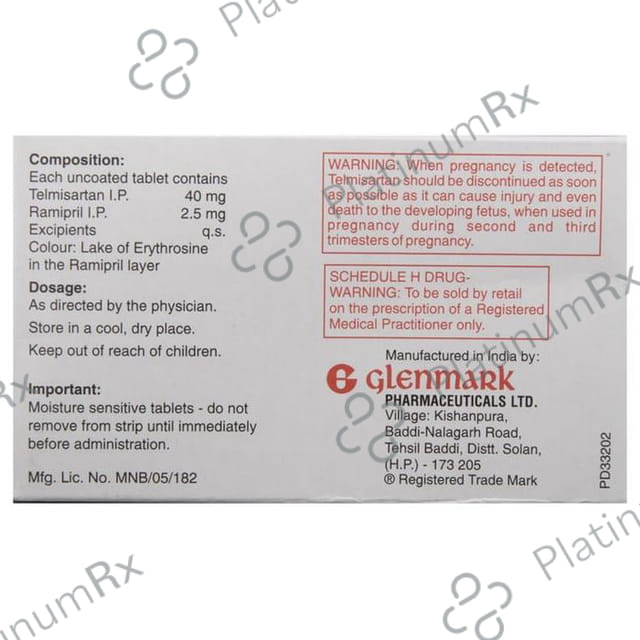 Telma R 2.5/40mg Tablet 10s