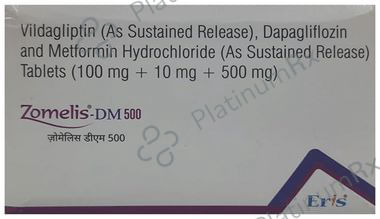 Zomelis DM 10/500/100mg Tablet SR 10s