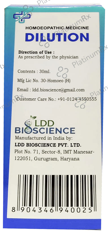LDD Bioscience Bryonia Alb Dilution 30 30 ml