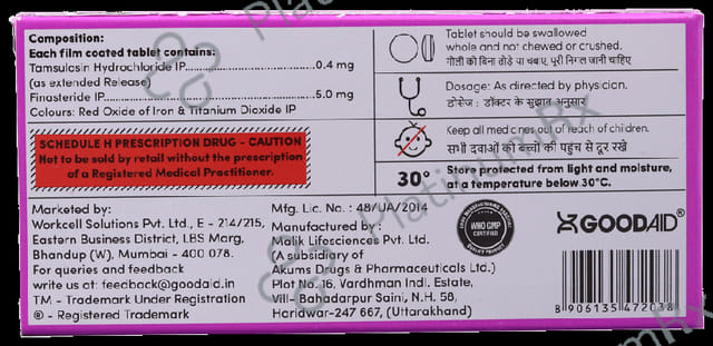 Azosinaid F 5/0.4mg Tablet ER 10s
