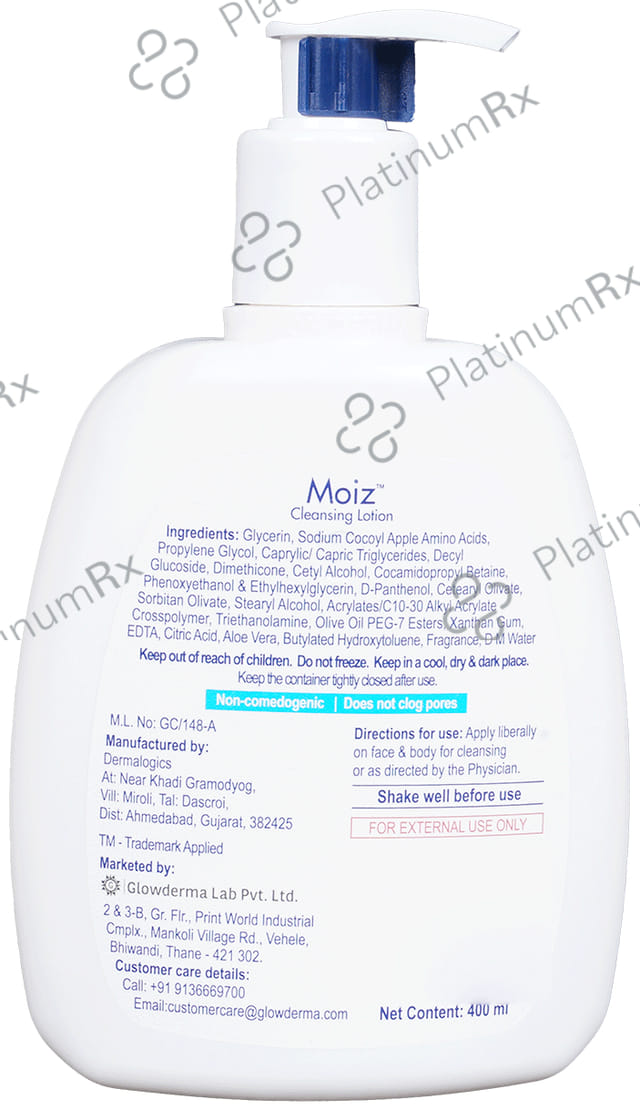 Moiz Cleansing Face & Body Lotion 400ml