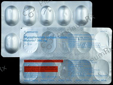 Myfortic 360mg Tablet 10s