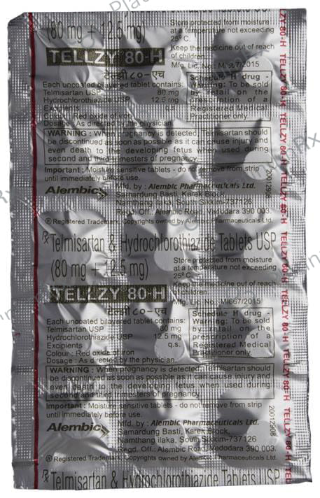 Tellzy 80 H 12.5/80mg Tablet 15s