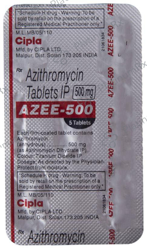 Azee 500mg Tablet 3s