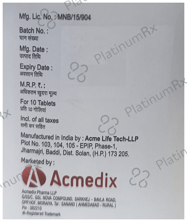 Daxiga M 10/1000mg Tablet ER 10s