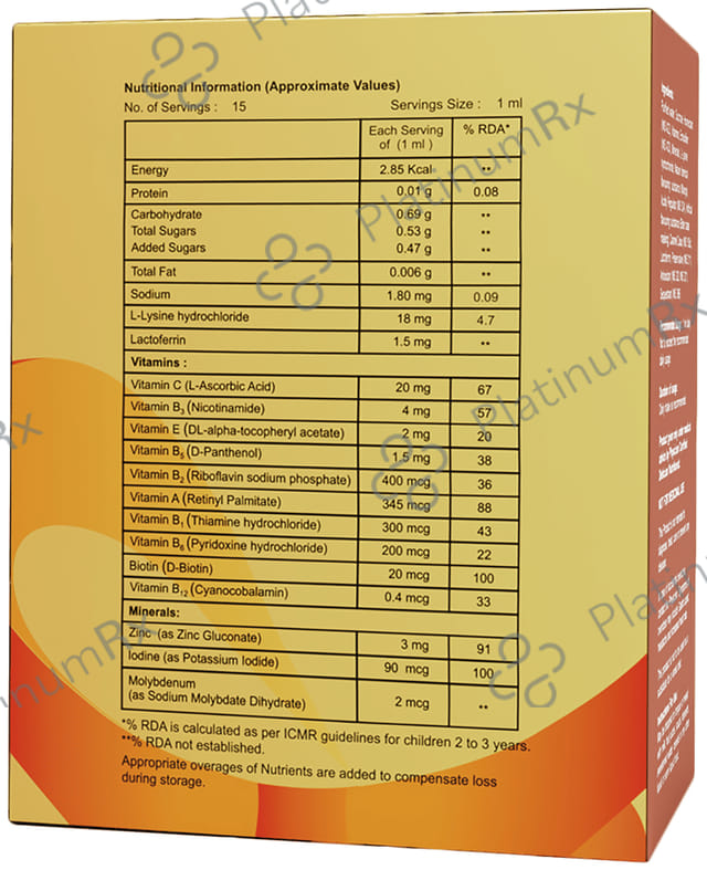 A to Z NS Plus Oral Drops Mango 15ml