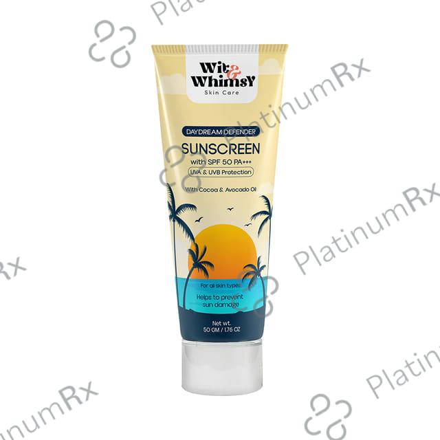 Wit and Whimsy Daydream Defender Sunscreen SPF 50 PA+++ Lotion 50gm