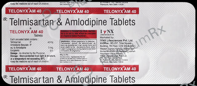 Telonyx AM 40mg Tablet 10s
