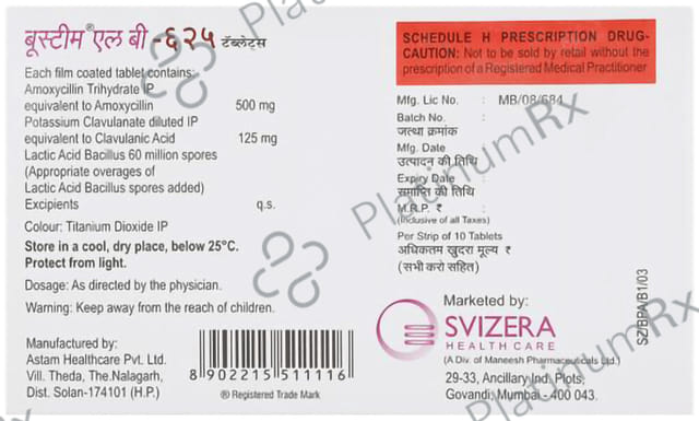 Boostim LB 625mg Tablet 10s