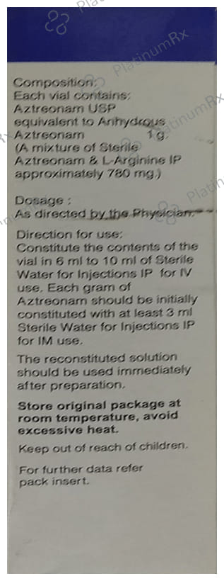 Azenam 1gm Injection