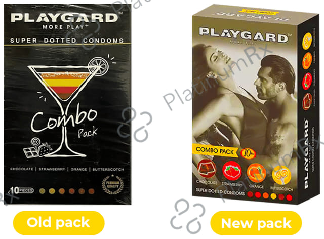 Playgard More Play+ Super Combo Pack Dotted Condoms 10s