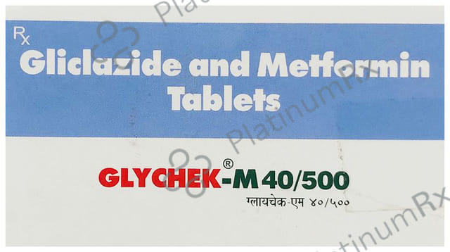 Glychek M 40/500mg Tablet 10s