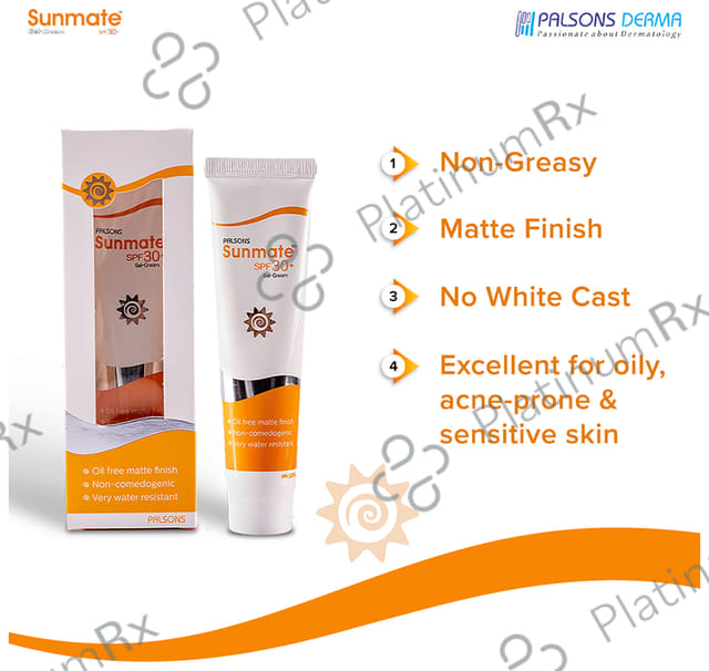 Sunmate Spf 30 Plus Gel Cream 50gm