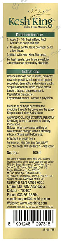 Kesh King Scalp Ayurvedic Oil 100ml