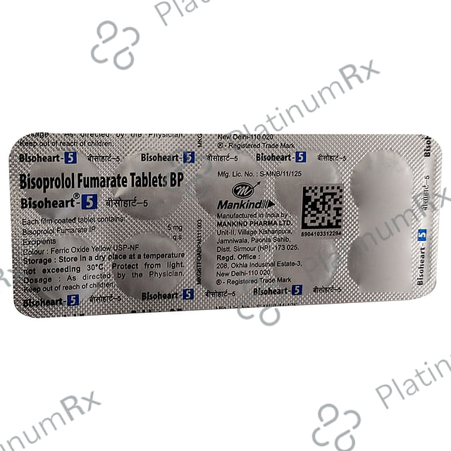 Bisoheart 5mg Tablet 10s