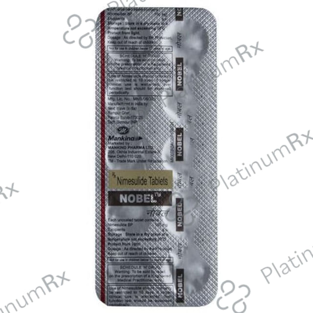 Nobel MD 100mg Tablet 10s