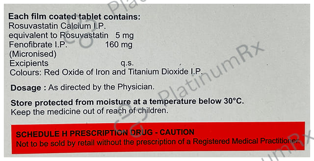 Rosave F 5/160mg Tablet 15s