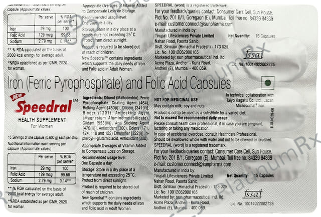 New Speedral Capsule 15s