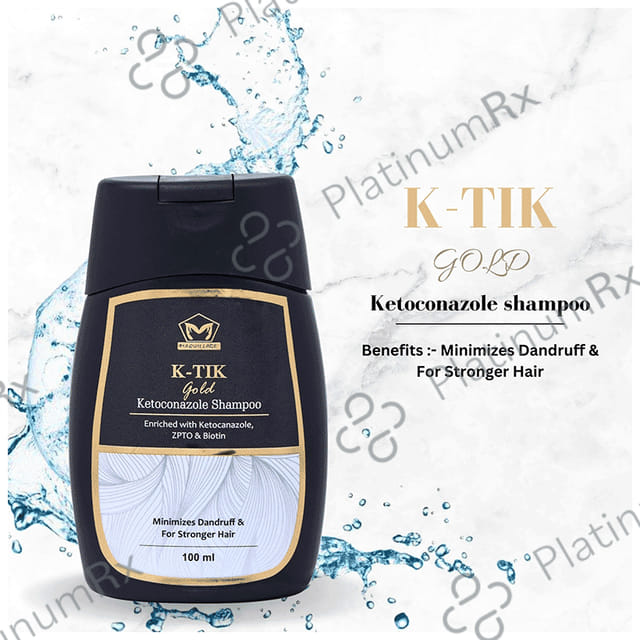 Maquillage Wellness K Tik Gold Ketoconazole Shampoo 100ml