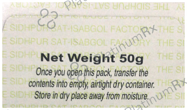 Sat-Isabgol Powder Eases Constipation 50gm