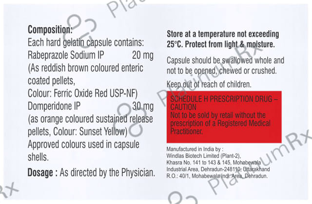 Rabovil DSR 30/20mg Capsule 10s