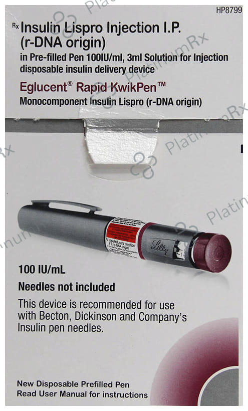Eglucent Rapid (100 IU/ml) (1*3ml Kwikpen)