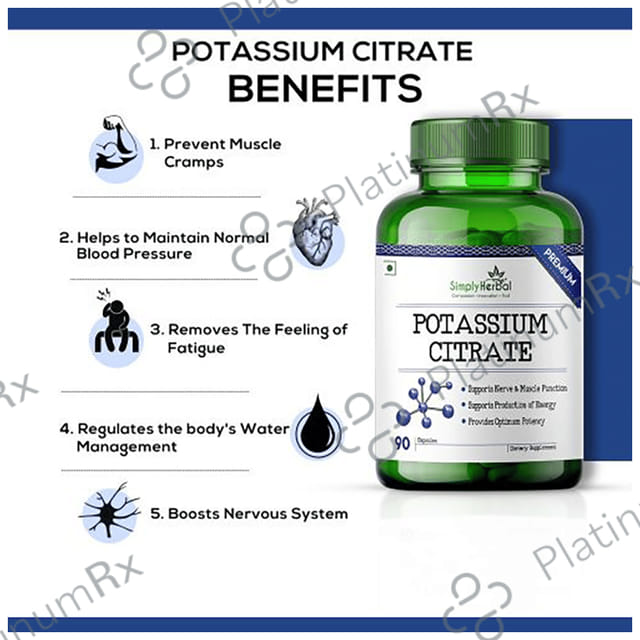 Simply Herbal Potassium Citrate Capsule