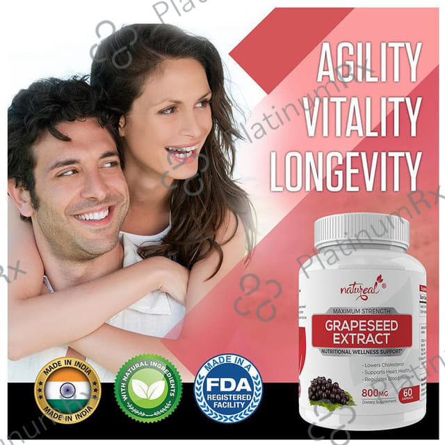 Natureal Grapeseed Extract 800mg Capsule