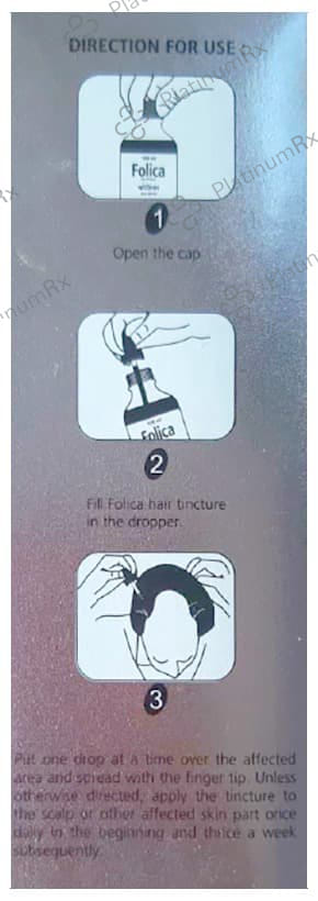 Folica Hair Tincture Solution 100ml