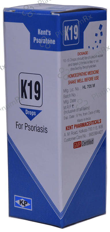 Kent's K19 Psoriasis Oral Drops