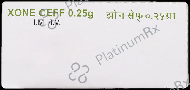 Xone Ceff 250mg Injection