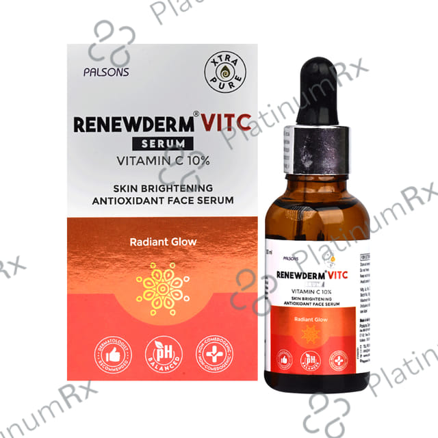 Renewderm Vit C Skin Brightening Antioxidant Face Serum 30ml