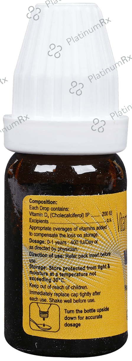 Wal D3 Plus 200IU Oral Drop 5ml