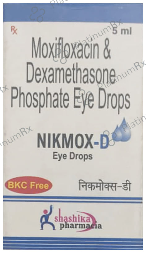 Nikmox-D Eye Drop BKC Free