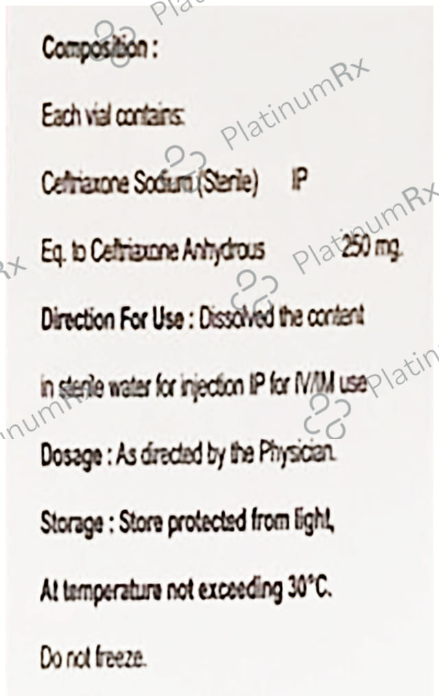Rokkxone 250mg Injection