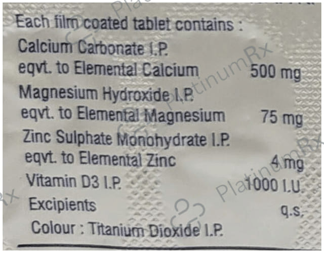 Calcimax D 1000mg Tablet 30s