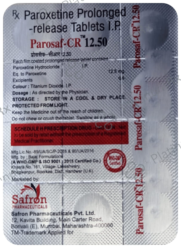 Parosaf 12.5mg Tablet CR