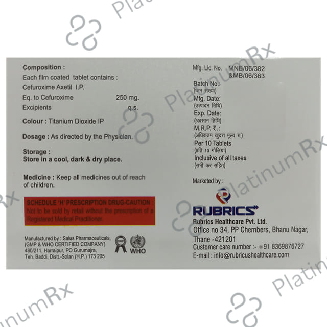 Cefobrics 250 Tablet