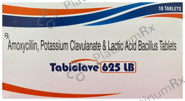 Tabiclave 625 LB Tablet 10s