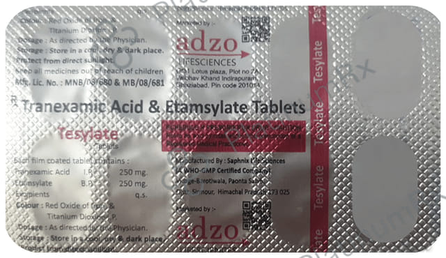 Tesylate 250/250mg Tablet 10s