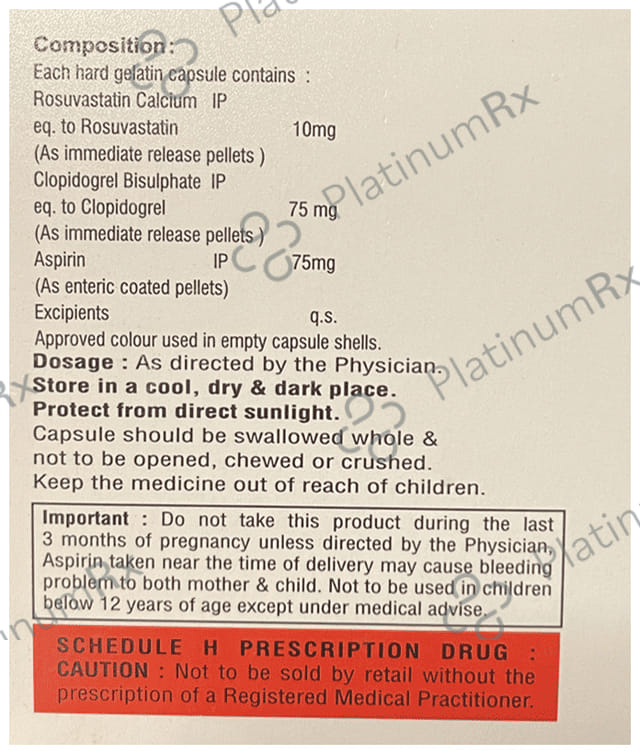 Rosuzar Gold 10 Capsule 10s