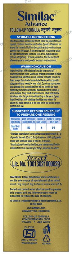 Similac Advance Stage 4 Follow Up Formula (18 to 24 months) Powder 400gm