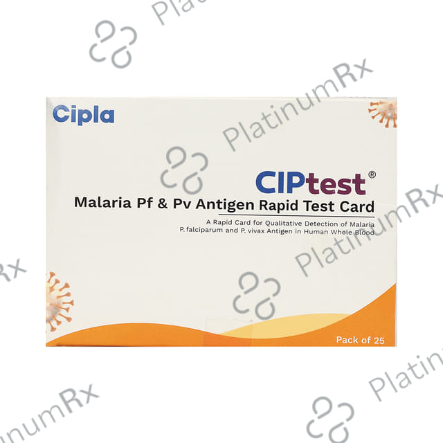 Ciptest Malaria Pf & Pv Antigen Rapid Test Card