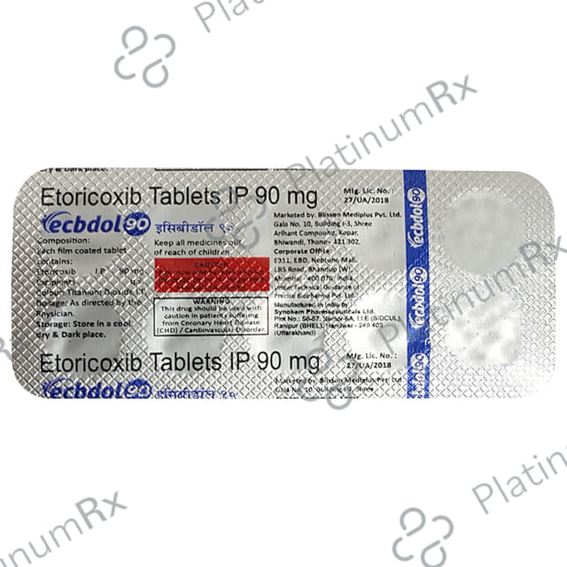 Ecbdol 90mg Tablet 10s