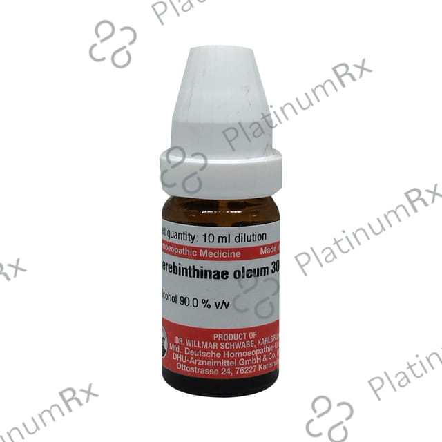 Dr Willmar Schwabe Germany Terebinthinae Oleum Dilution 30
