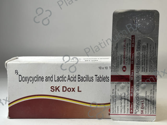 SK Dox L 100mg/100M Tablet 10s